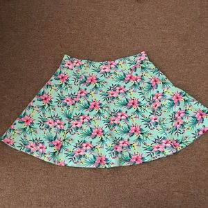 H&M floral mini skirt